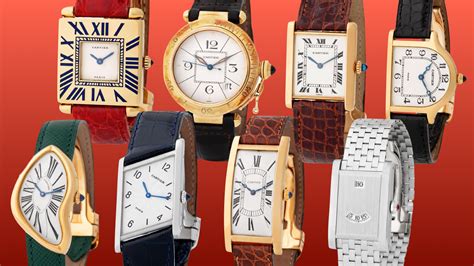 vintage cartier watch collection